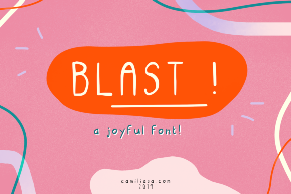 Blast Font: A Handwritten Style for Authentic Design