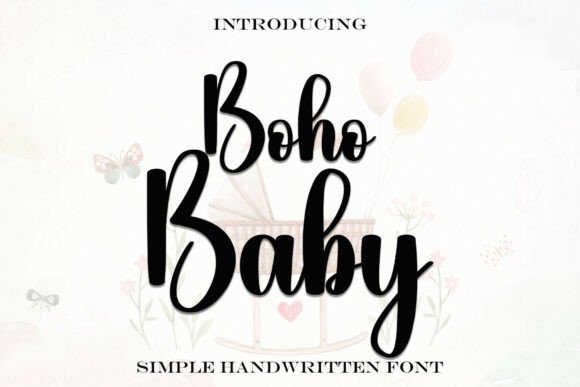 Bohobaby: The Handwritten Font for Modern, Cozy Design