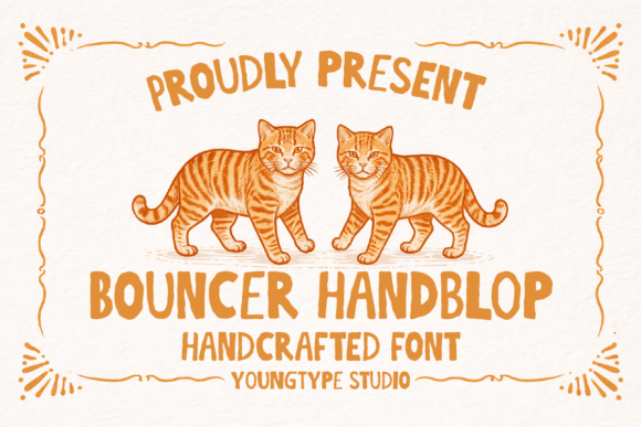 Bouncer Handblop: Crafting Warmth in Display Typography