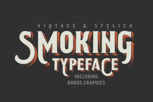 Bring Authentic Western Character to Your Designs with Smoking Typeface