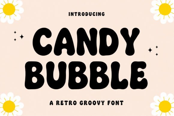 Candy Bubble: A Retro Groovy Font for Modern Creative Projects
