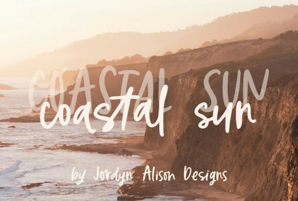 Coastal Sun: Your Go-To Font for Effortless, Warm Design