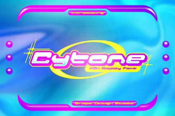 Cytone: A Y2K Display Font for Modern Tech and Galaxy Projects