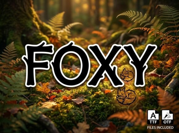 Foxy: Commanding Attention with Decorative Display Typography