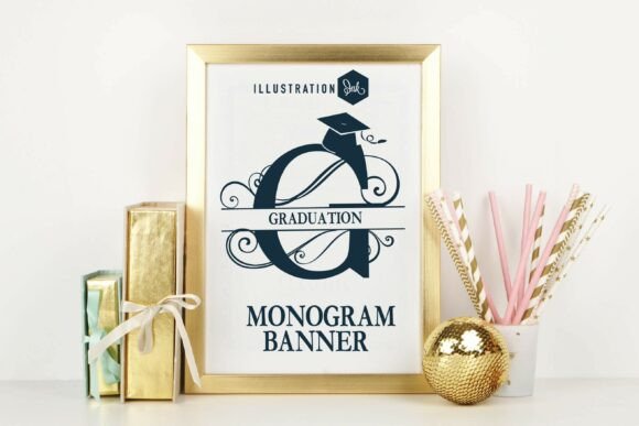 Graduation Monogram Banner Family: Celebrate in Style
