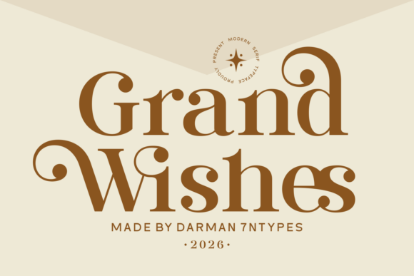 Grand Wishes: A Typeface That Redefines Modern Elegance