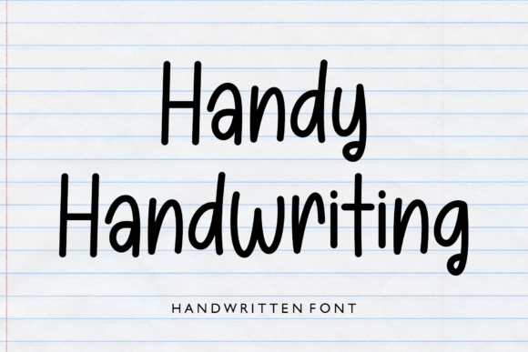 Handy Handwriting: A Typeface with a Personal Touch