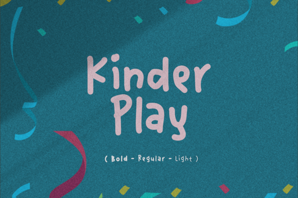 Kinder Play: A Whimsically Hand-Drawn Font for Charming Projects