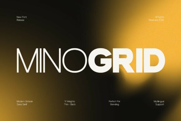Minogrid: The Modern Grotesk for Everyday Design