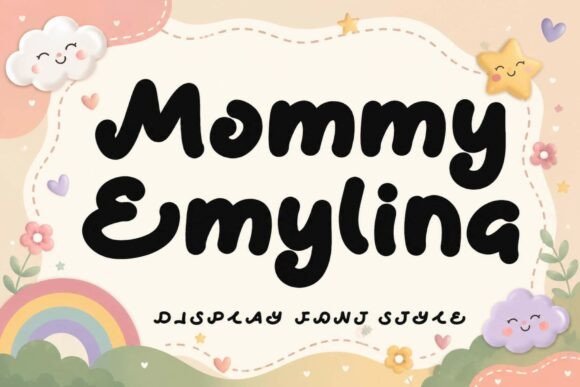 Mommy Emylina: The Sweet & Playful Display Typeface