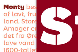 Monty Stencil: A Grotesque Sans Serif with a Softer Touch