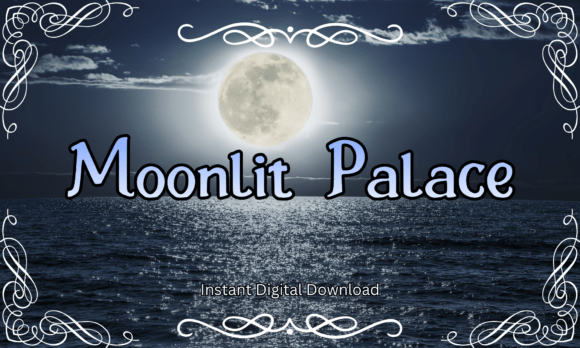 Moonlit Palace Font: Where Celestial Charm Meets Gothic Elegance