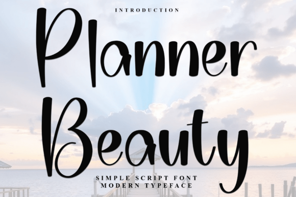 Planner Beauty: A Creative Font for Modern Designers