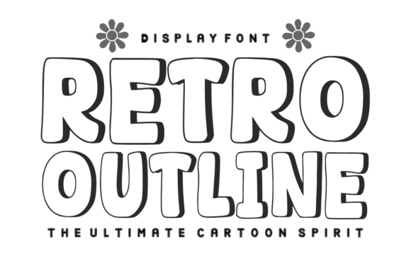Retro Outline: The Groovy Display Font for Vibrant Designs