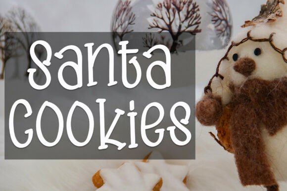 Santa Cookies: A Hand-Crafted Font for Every Celebration
