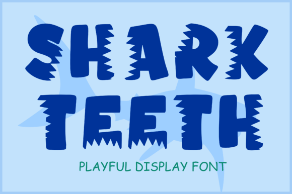 Shark Teeth: A Display Typeface That Demands Attention
