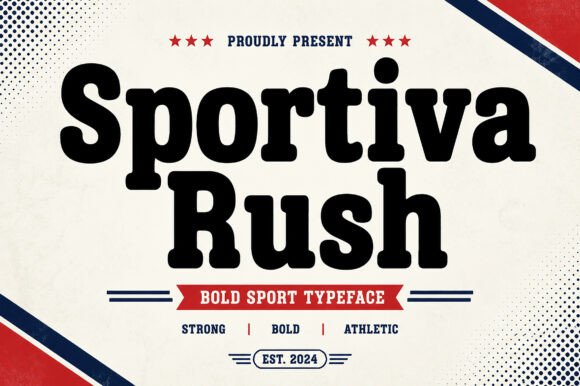 Sportiva Rush: The Bold Typeface for Modern Branding