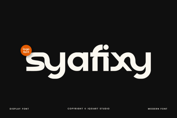 Syafixy: A Bold Typeface for Authentic Design Projects
