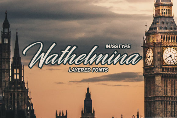 Wathelmina: A Modern Calligraphy Font for Sweet, Elegant Design